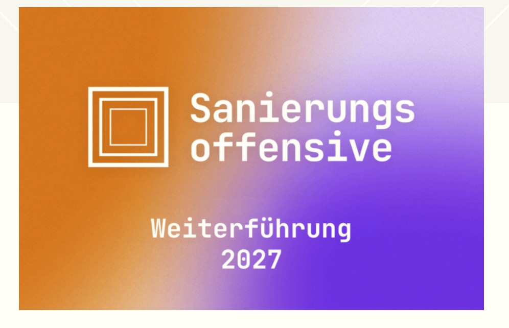 Sanierungsoffensive 2027